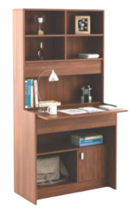 Study Table with Bookshelf